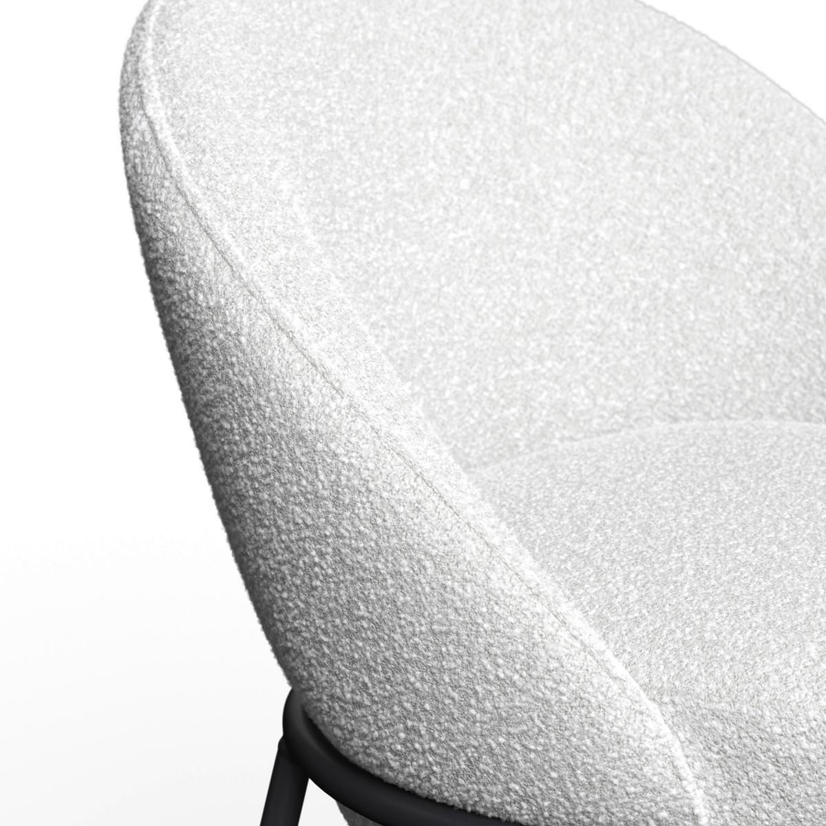 BAROVÁ ŽIDLE ZOA - černá/krémová, Moderní, kov/dřevo (50/110/58cm) - Bessagi Home