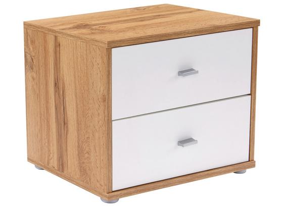 Éjjeliszekrény 4-you - Tölgyfa/Fehér, konvencionális, Faalapú anyag (50/38.1/35.2cm) Éjjeliszekrény 4-you - Tölgyfa/Fehér, konvencionális, Faalapú anyag (50/38.1/35.2cm)