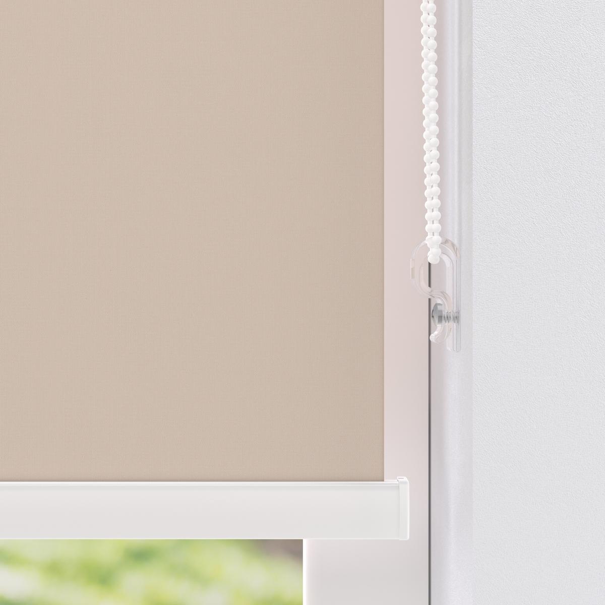 Verdunkelungsrollo Blickdicht Textil BxL 100x175 cm - Beige, Basics, Textil (100/175cm) - MID.YOU