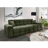 Viersitzer-Sofa Bosco, Dunkelgrün B: 300 cm - Waldgrün/Schwarz, MODERN, Textil (300/87/120cm) - Livetastic