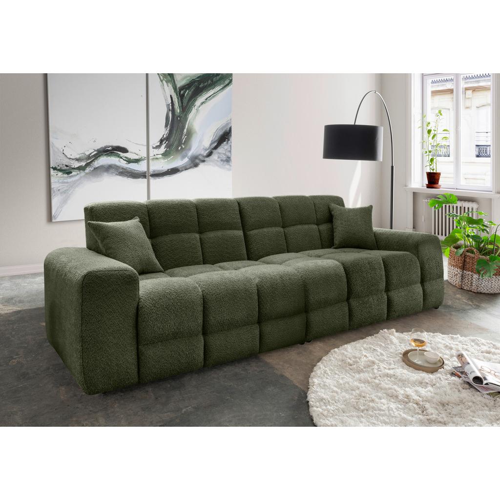 Viersitzer-Sofa Bosco, Dunkelgrün B: 300 cm