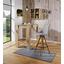 Barhocker Candy Stoff Hellgrau - Hellgrau/Naturfarben, MODERN, Holz/Textil (49/113,5/56cm) - Ombra Barhocker Candy Stoff Hellgrau - Hellgrau/Naturfarben, MODERN, Holz/Textil (49/113,5/56cm) - Ombra