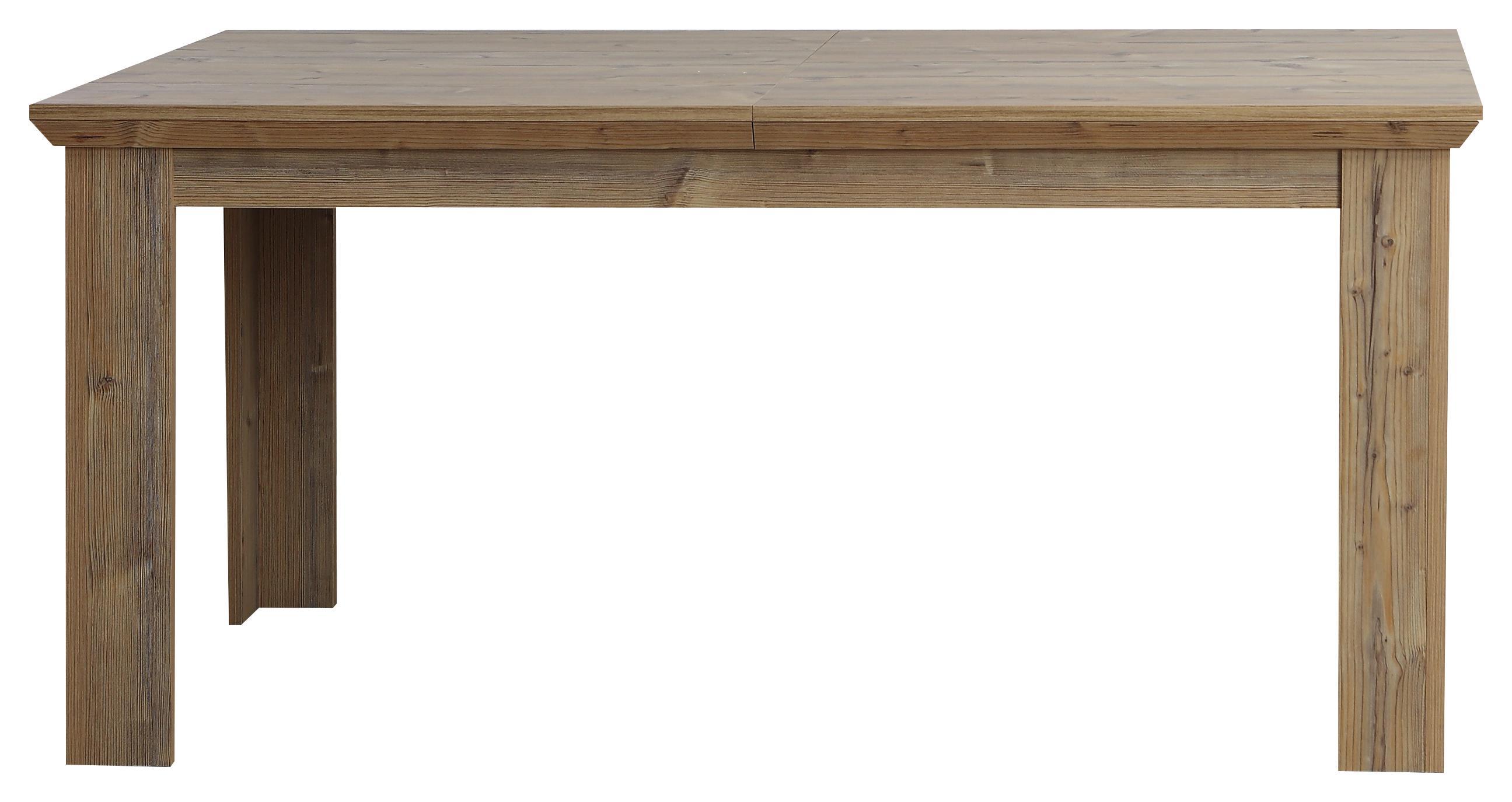 Ausziehtisch Nepal B:160-205cm Fichte Dekor - Fichtefarben, KONVENTIONELL, Holzwerkstoff/Kunststoff (160-205/75/90cm)