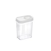 Schüttdose Cora ca. 250 ml, spülmaschinengeeignet - Blau/Weiß, KONVENTIONELL, Kunststoff (8/5,5/10cm)