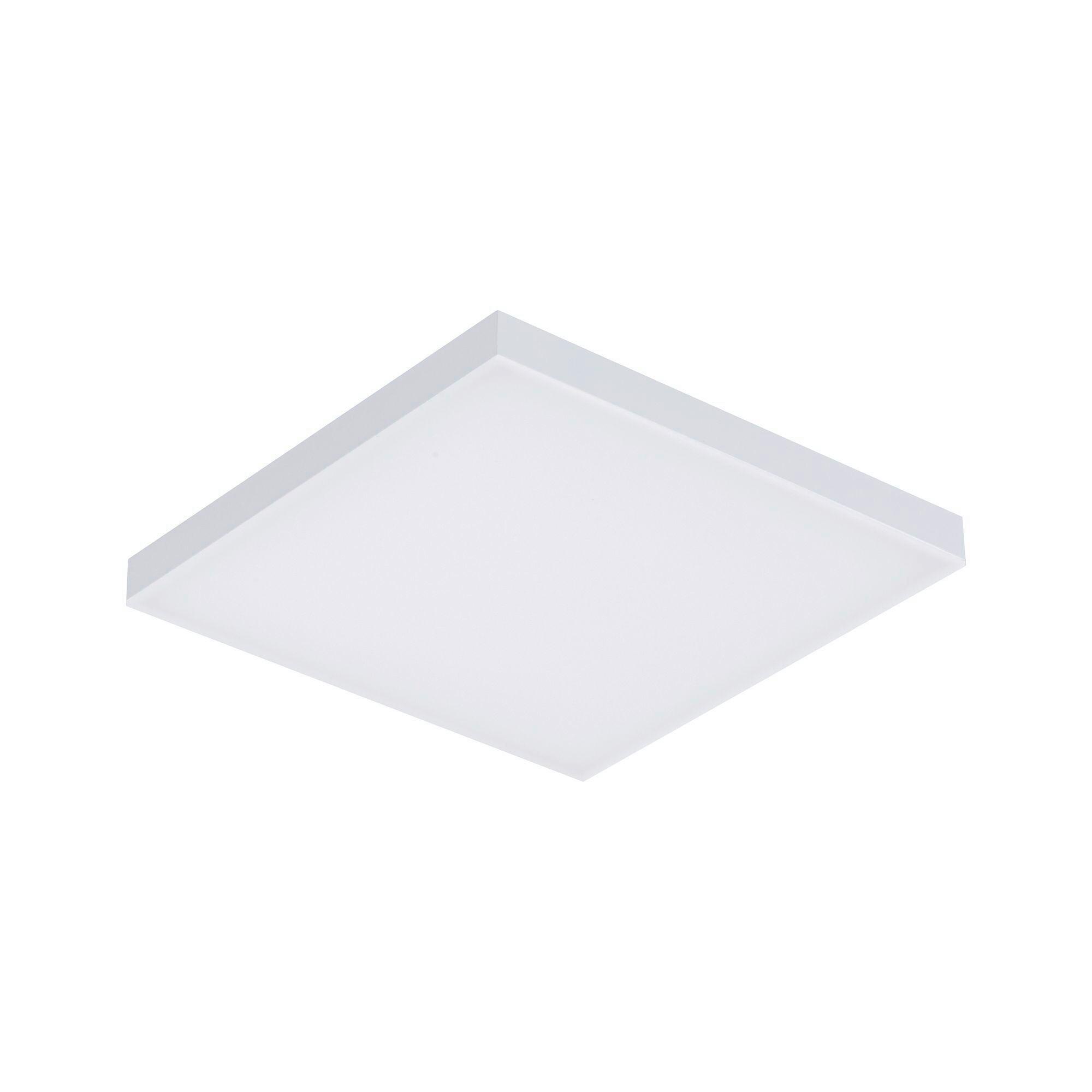Led-deckenleuchte L: 22,5 Cm Weiß Matt Quadratisch - Weiß, Basics, Metall (22,5/22,5/5cm) - Paulmann