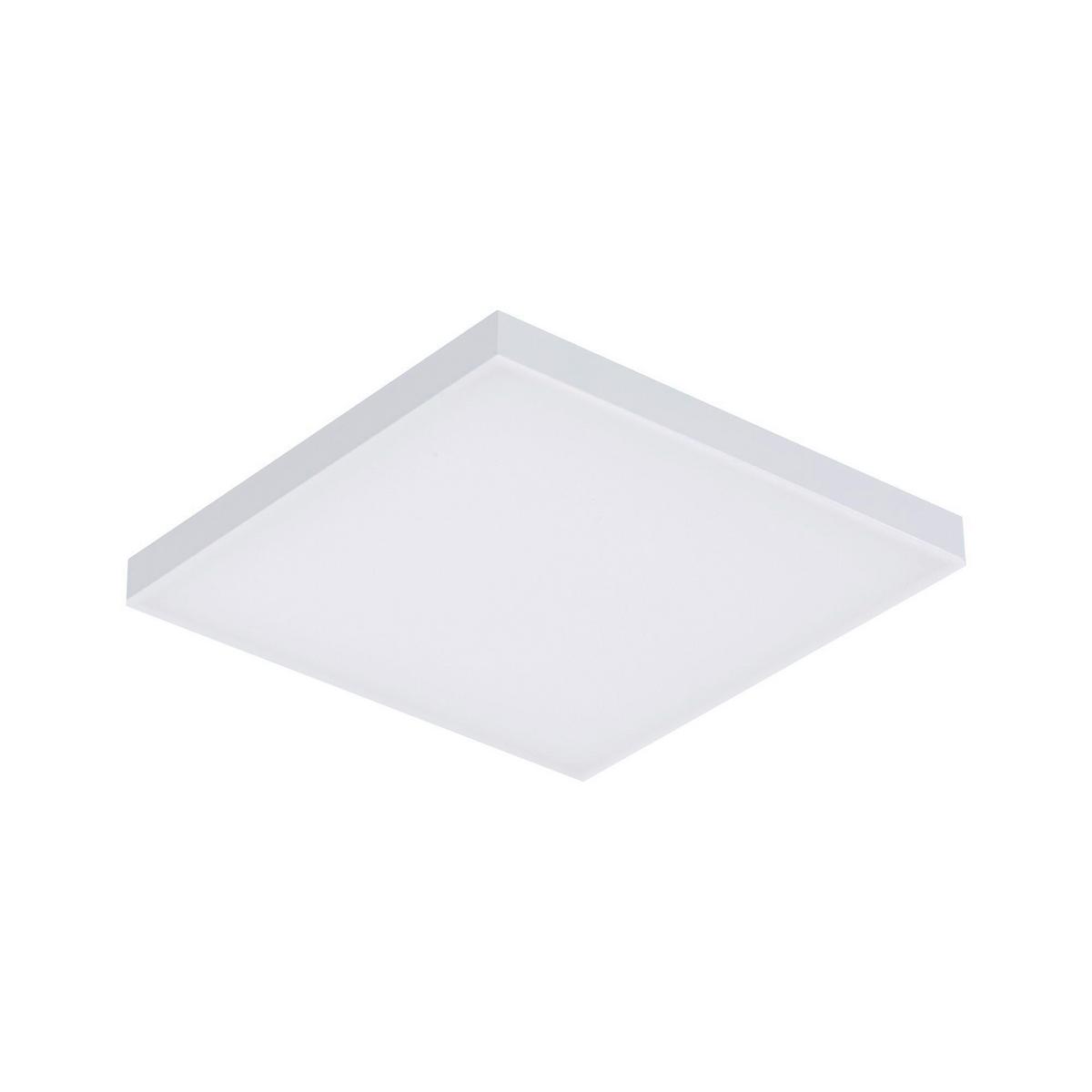 Led-deckenleuchte L: 22,5 Cm Weiß Matt Quadratisch - Weiß, Basics, Metall (22,5/22,5/5cm) - Paulmann