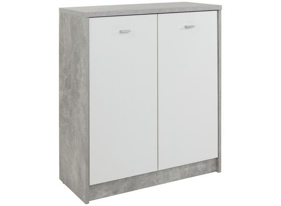 Kommode B 74cm 4-You New, Beton Optik/Weiß - Weiß/Grau, MODERN, Holzwerkstoff (74/85,4/34,6cm) Kommode B 74cm 4-You New, Beton Optik/Weiß - Weiß/Grau, MODERN, Holzwerkstoff (74/85,4/34,6cm)