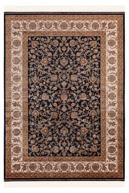 Webteppich My Babylon Of Obsession - Blau/Hellbraun, Design, Textil (80/150cm) - Obsession