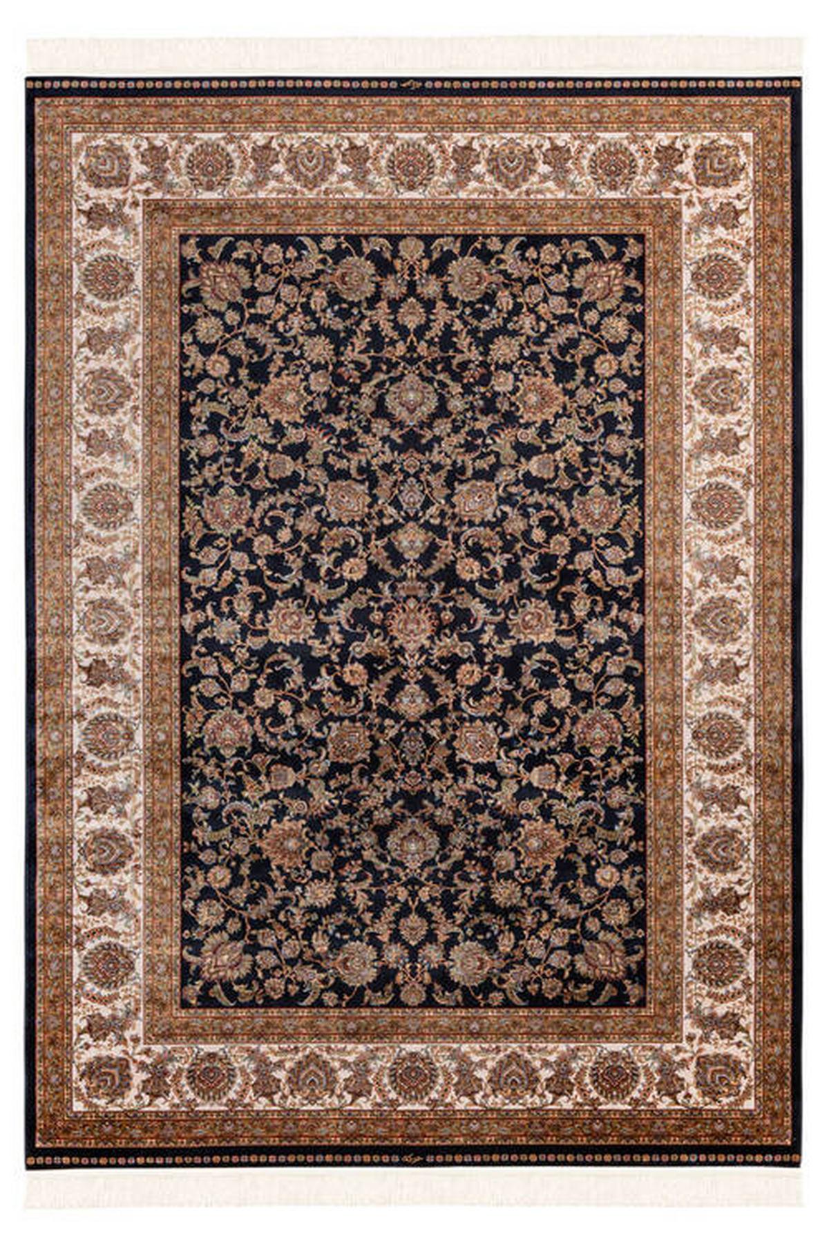 Webteppich My Babylon Of Obsession - Blau/Hellbraun, Design, Textil (80/150cm) - Obsession