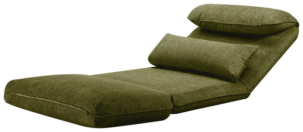 Schlafsessel Verve Olivgrün B: 78 cm - Olivgrün, Design, Textil/Metall (78/72/85cm) - Livetastic