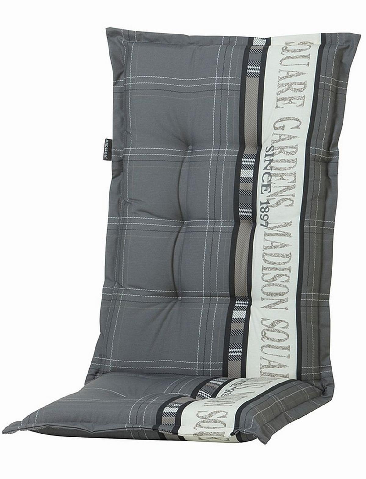 Sitzkissen Garden LxB: 123x50 cm Grau - Grau, KONVENTIONELL, Textil (50/8/123cm) - Ambia Garden