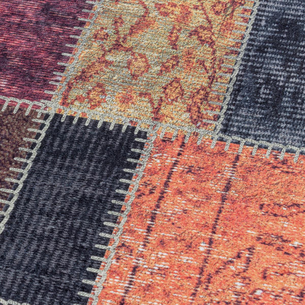 Flachwebteppich Fiesta - Multicolor, Design, Textil (80/150cm) - Novel