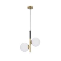 Hängeleuchte 32-01269 Duo - Goldfarben/Schwarz, Basics, Metall (32.5/15/115cm)