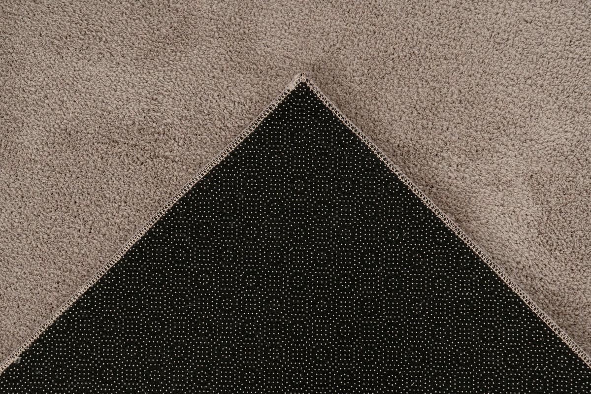 Flachwebteppich Taupe Earthquake 80x140 cm - Taupe, Basics, Textil (80/140cm) - Kayoom