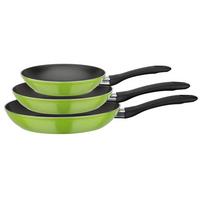 SADA PANVÍC NOVA - čierna/svetlozelená, Basics, kov (20+24+28cm) - GSW