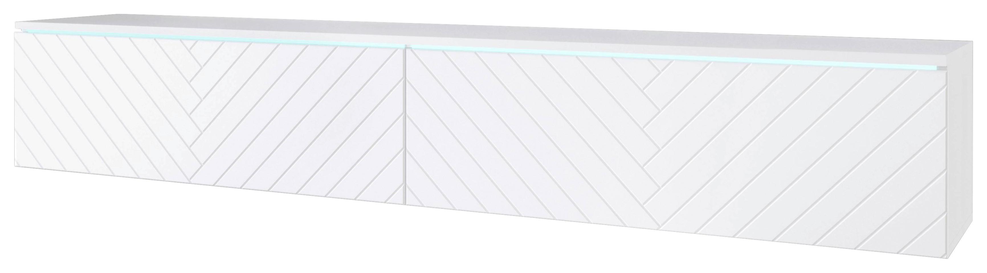 Lowboard Mit Fischgräte Und Beleuchtung