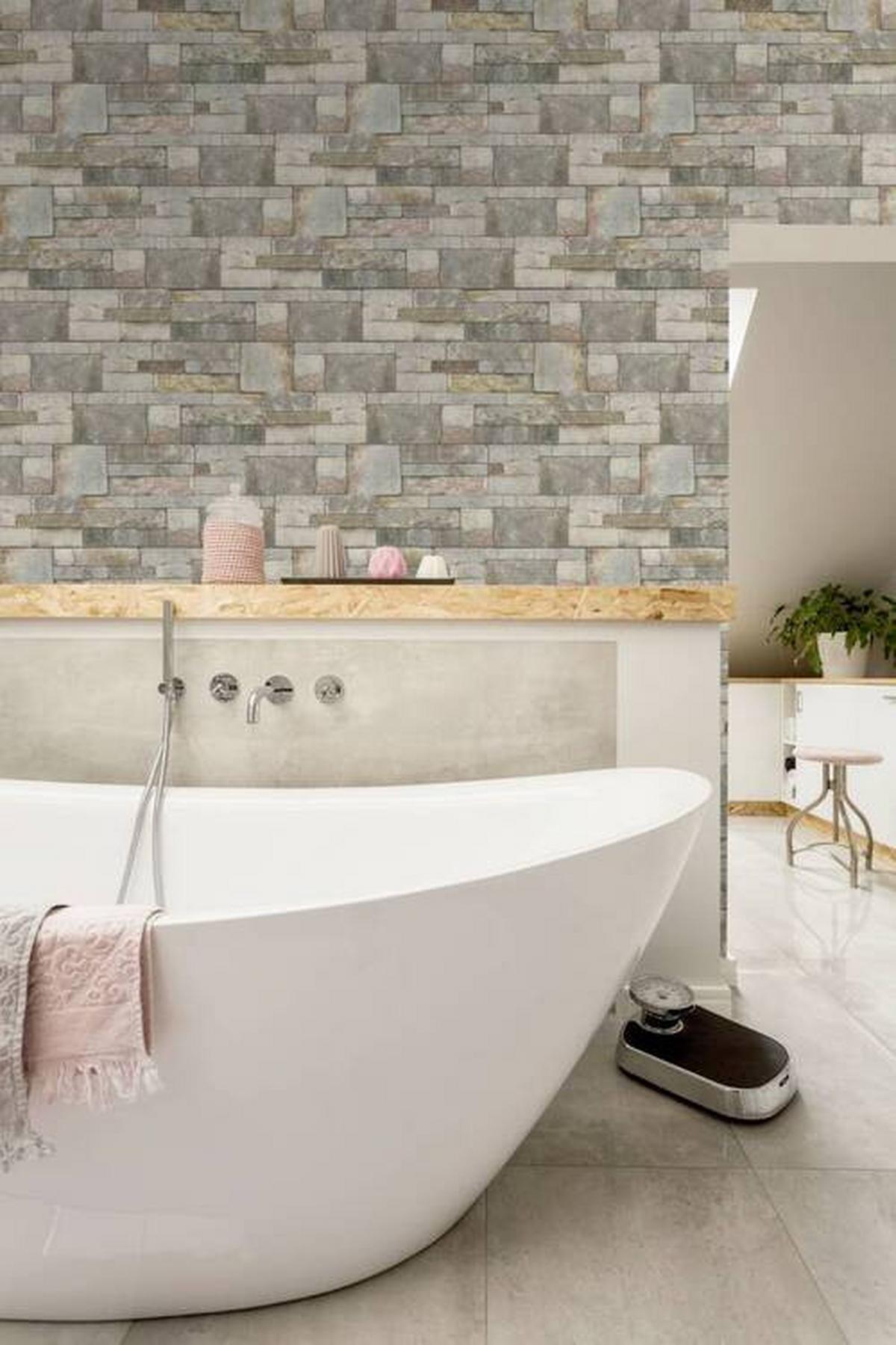 VLIESTAPETE SANDSTONE, BEIGE - Beige, Basics, Papier/Kunststoff (52/1000cm)