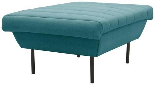 Hocker Looks Ix - Petrol/Schwarz, Design, Textil (70/45/70cm) - LOOKS by W.Joop