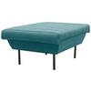 Hocker Looks Ix - Petrol/Schwarz, Design, Textil (70/45/70cm) - LOOKS by W.Joop