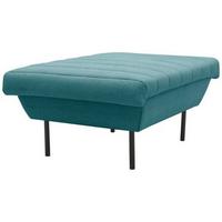 Hocker Looks Ix - Petrol/Schwarz, Design, Textil (70/45/70cm) - LOOKS by W.Joop