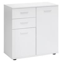 Kommode 71 cm Svenja, Weiß - KONVENTIONELL, Holzwerkstoff (71/78/35cm) - MID.YOU