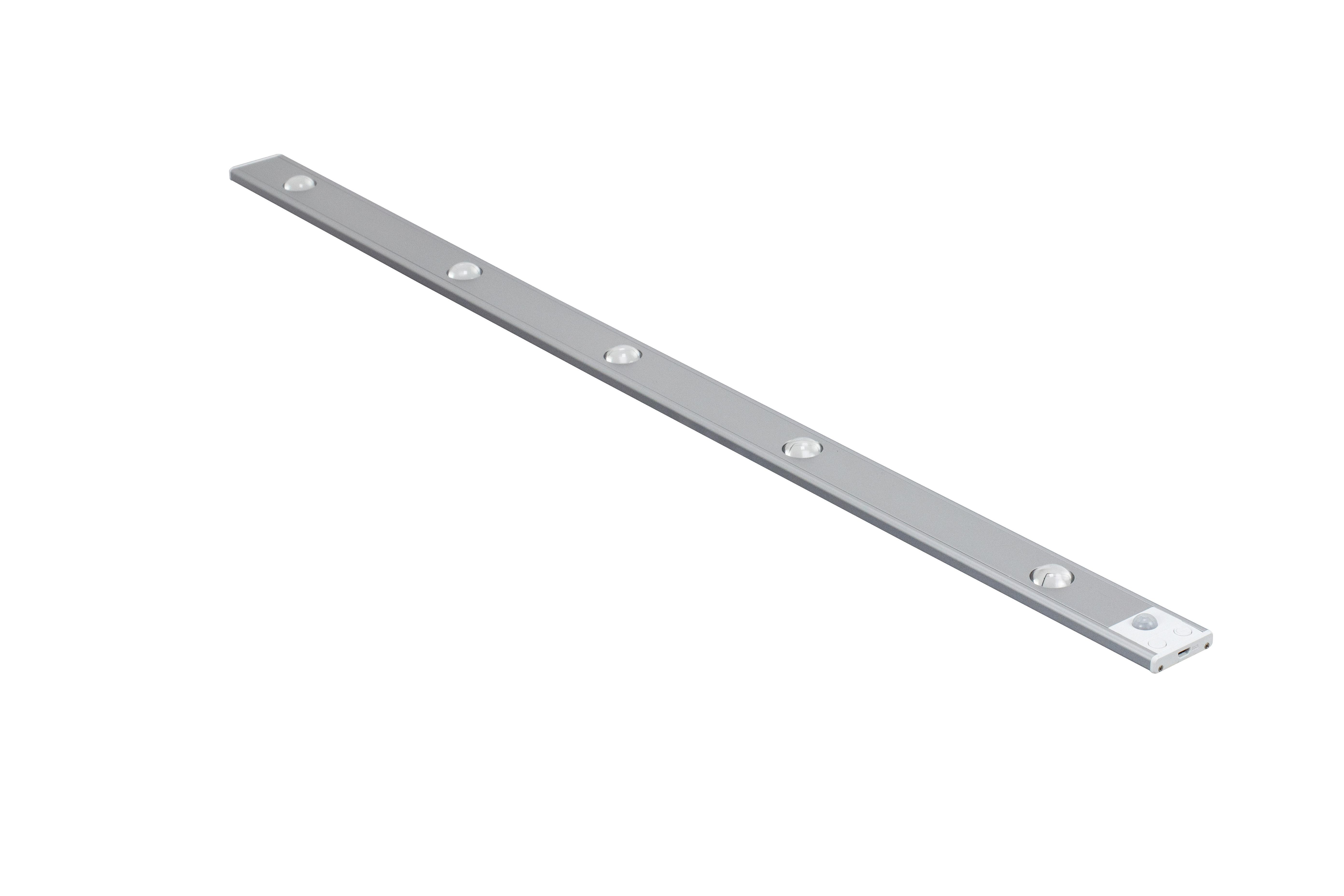 Pultmegvilágító Lámpa 80cm - szürke, fém (80cm)
