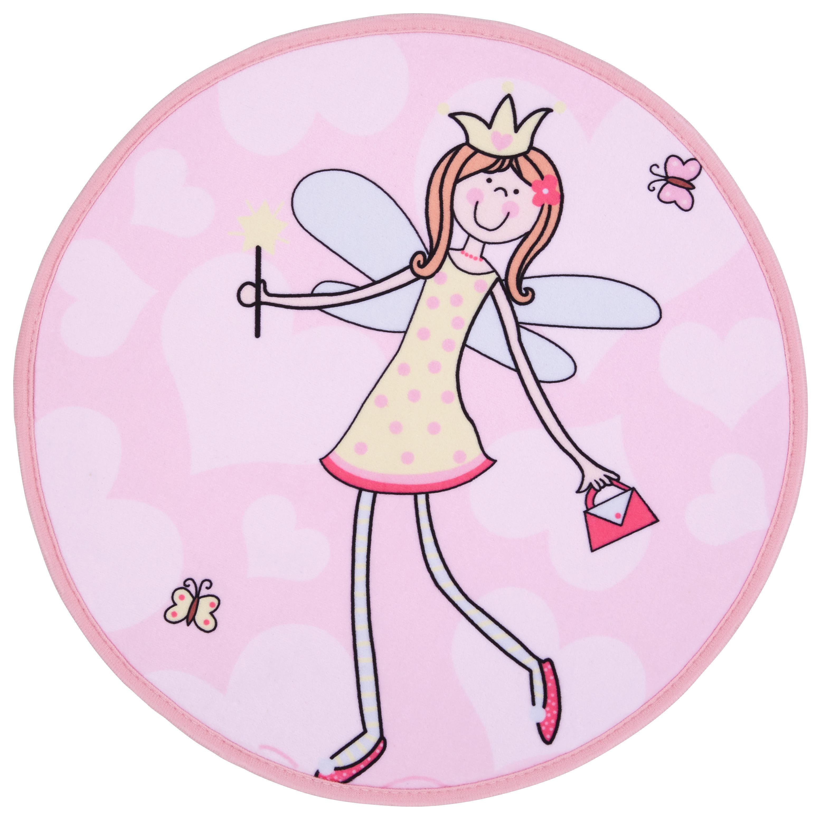 Gyerekszőnyeg Sofia - Rózsaszín, Textil (80cm) - Luca Bessoni