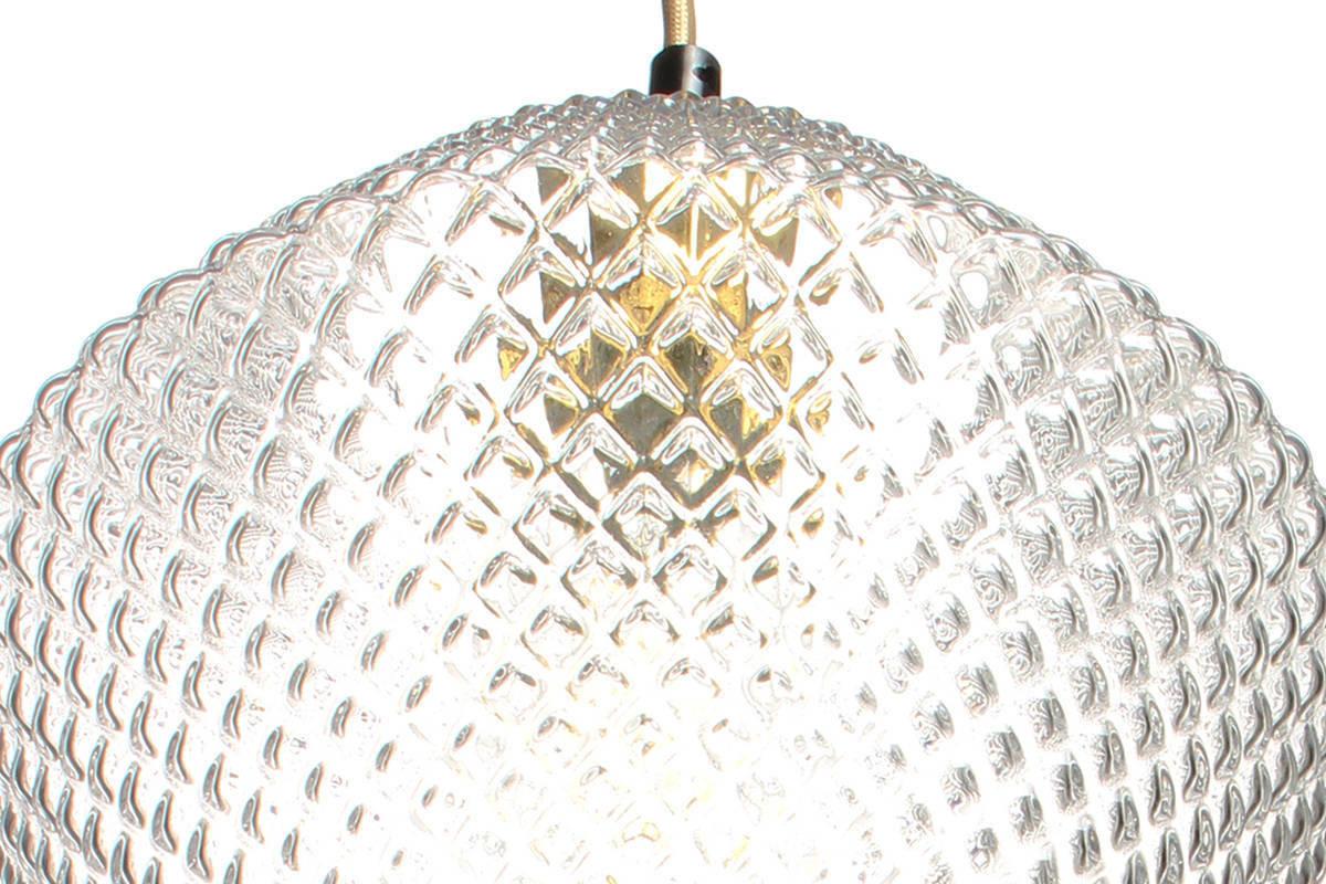 Hängeleuchte Nomi H: 27 cm 1-Flammig - Klar, Trend, Glas (22/27/22cm) - Kayoom