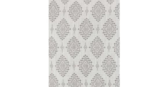 Zierkissen Leticia 45x45 cm Baumwolle Hellgrau mit Zipp - Grau, ROMANTIK / LANDHAUS, Textil (45/45cm) - James Wood