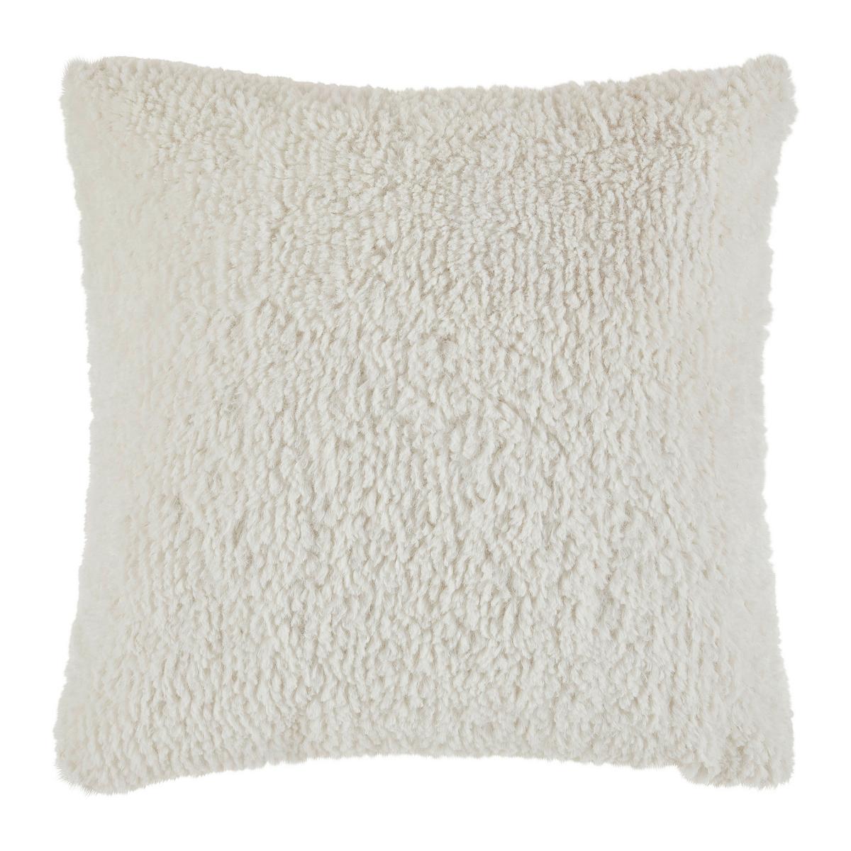 Dekorační polštář Teddy, 45/45cm, světle šedá - světle šedá, Moderní, textil (45/45cm) - Modern Living