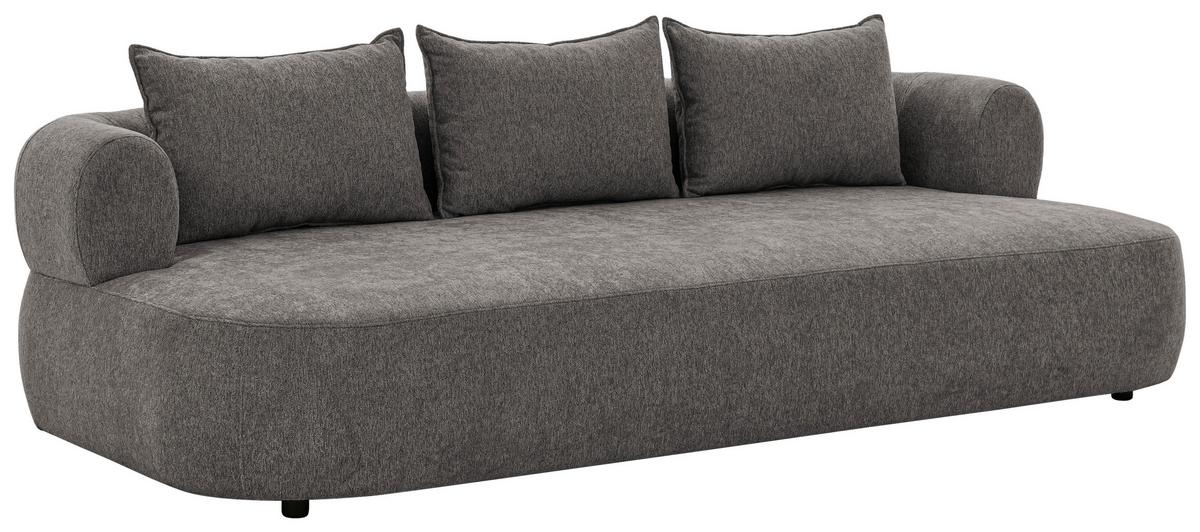 Bigsofa Ferro Anthrazit B: 240 Cm - Anthrazit/Schwarz, Design, Textil (240/76/122cm) - Livetastic