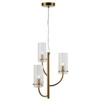 Pendelleuchte Arco - Messingfarben, Trend, Glas/Metall (35/48,9/35cm) - MAYTONI