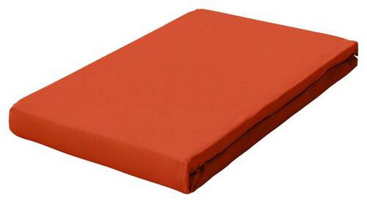 Topper-spannleintuch Pure Topper - Rot, Basics, Textil (180-200/200-220cm) - Schlafgut