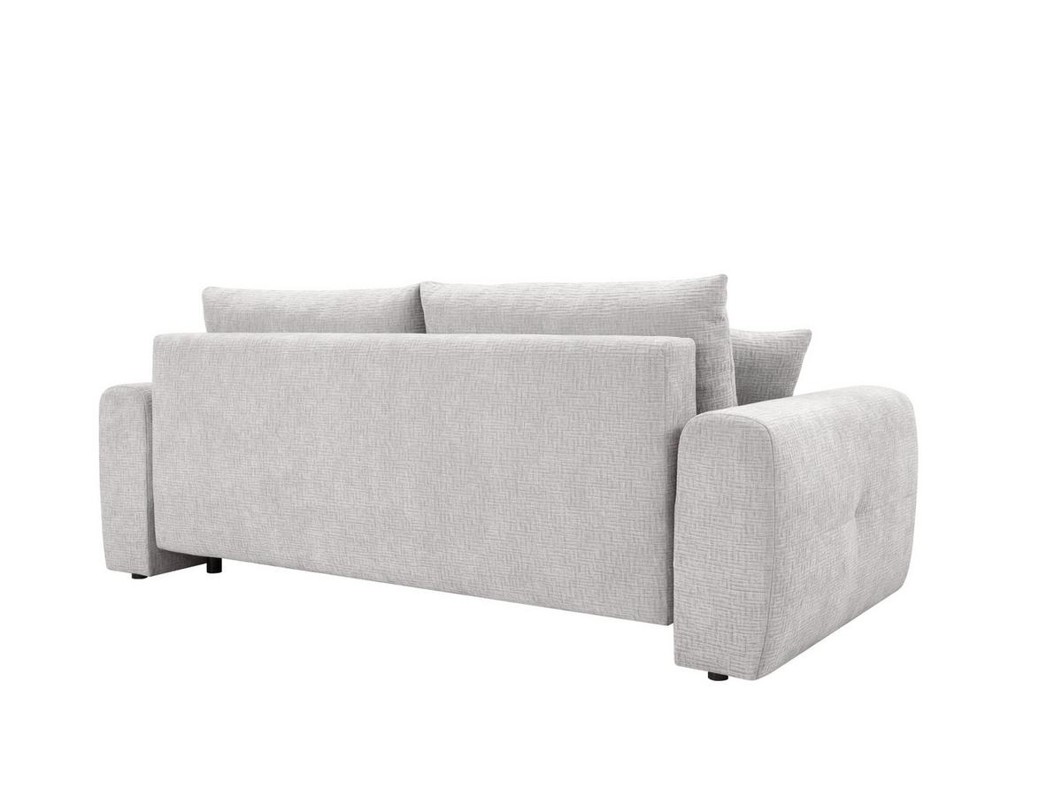 Schlafsofa Chelim Lux 3Dl Grau B: 241cm - Schwarz/Grau, Design, Textil (241/90/106cm) - MID.YOU