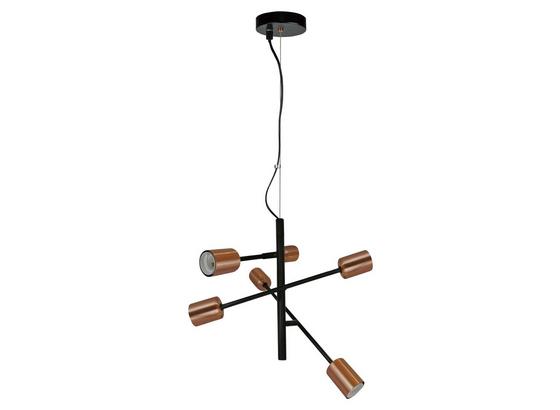 Závesná Lampa Kuno - čierna/medená, Štýlový, kov (55/149cm) - Mömax modern living Závesná Lampa Kuno - čierna/medená, Štýlový, kov (55/149cm) - Mömax modern living