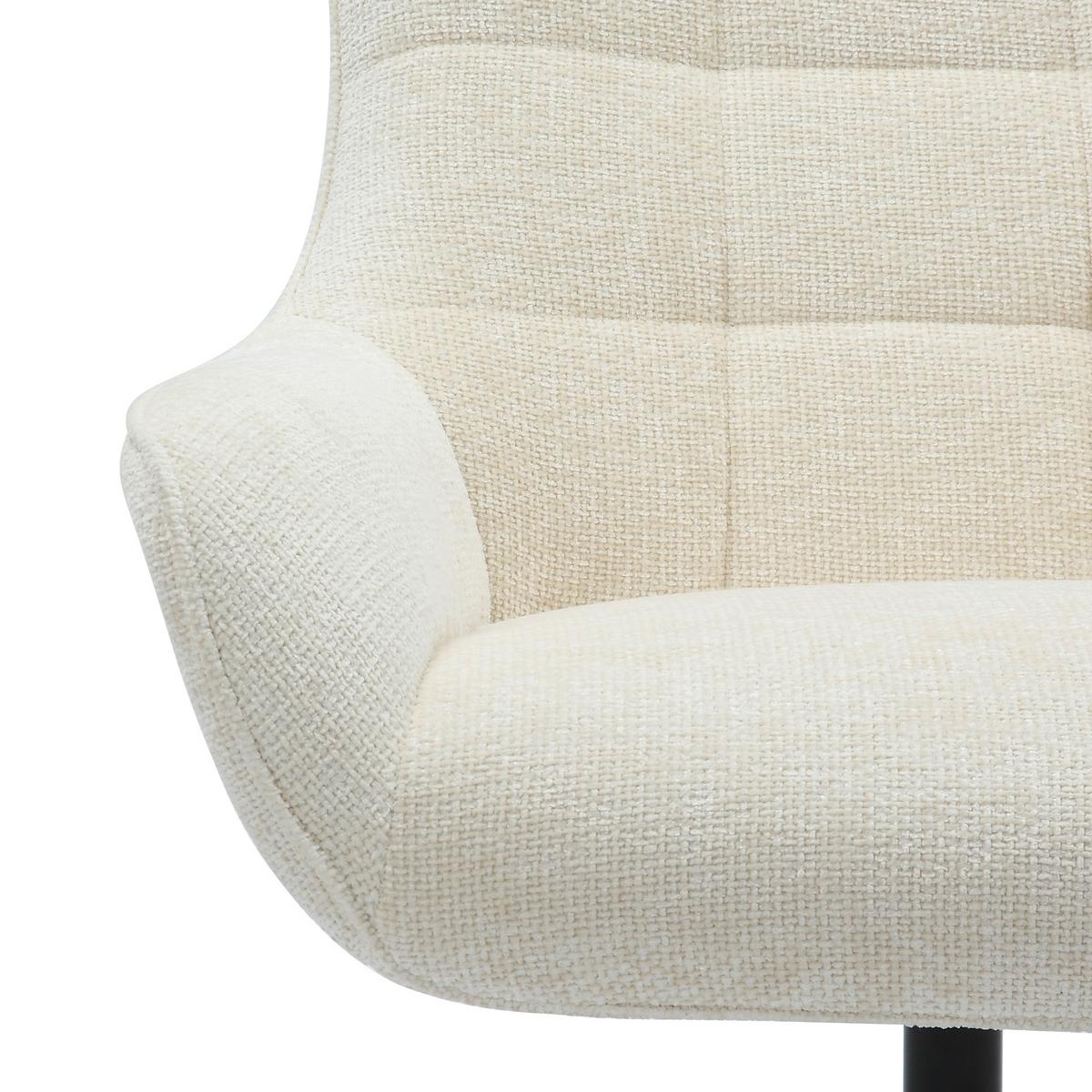 Sessel Beige B: 81 Cm - Beige/Schwarz, MODERN, Textil (81/103/85cm) - Livetastic