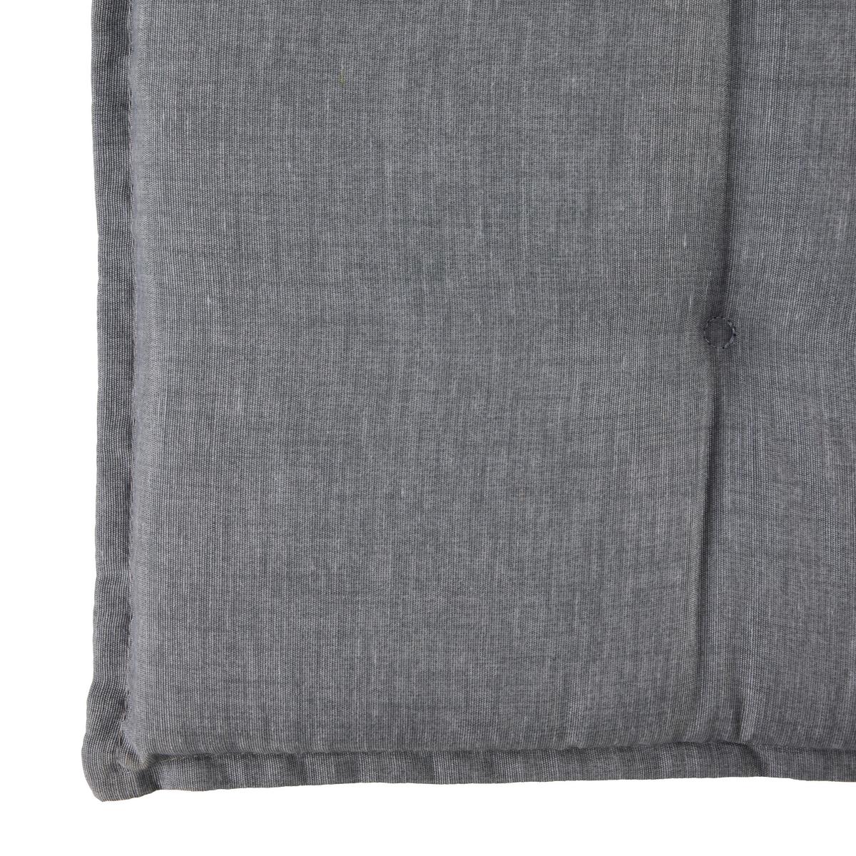 PODLOŽKA NA ŽIDLI GENF 2 - šedá, Basics, textil (120/48/5cm) - Mömax