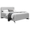 Boxbett Liam K - Hellgrau/Schwarz, MODERN, Holz/Holzwerkstoff (180/200cm) - MID.YOU