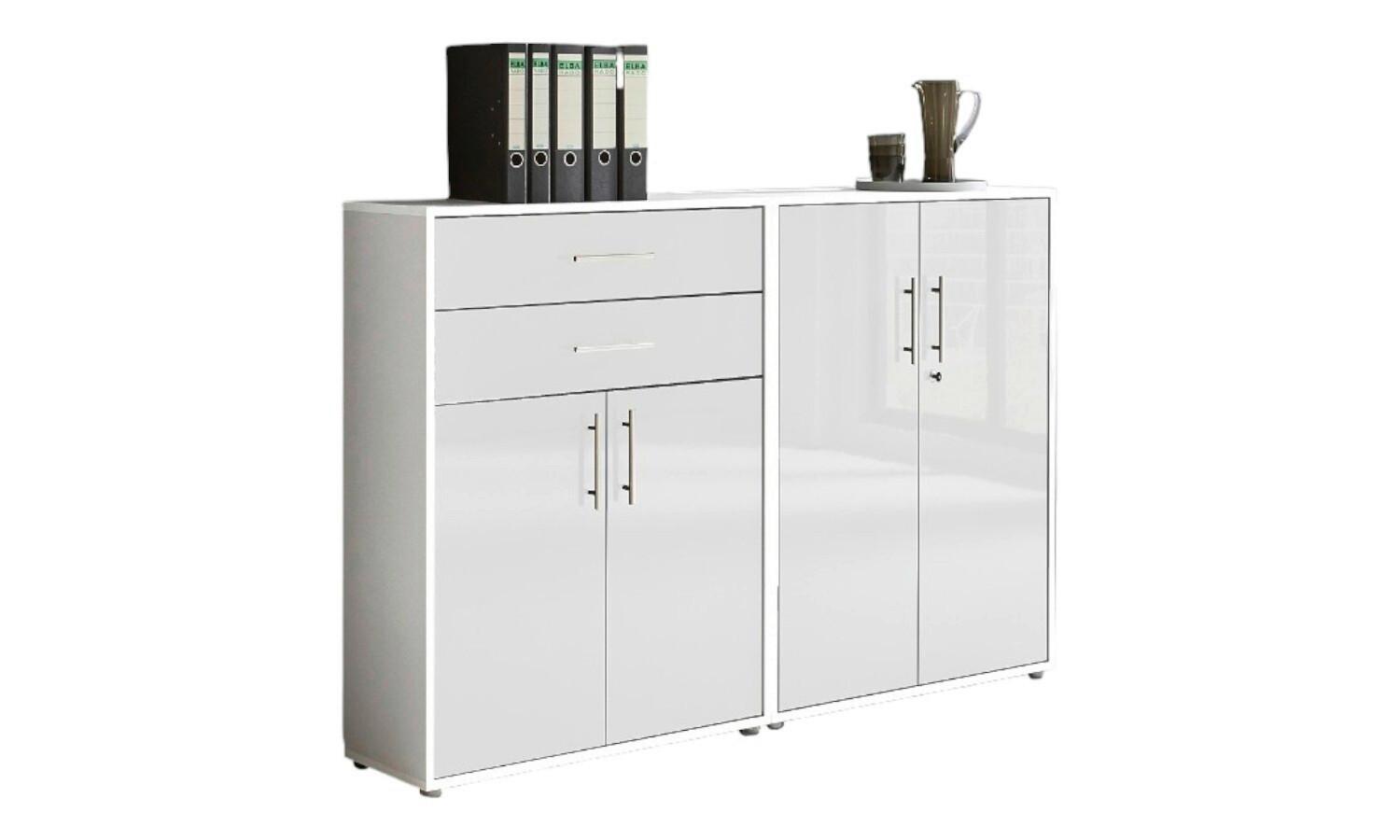 Aktenschrank Office Edition Weiß B: 168,8cm