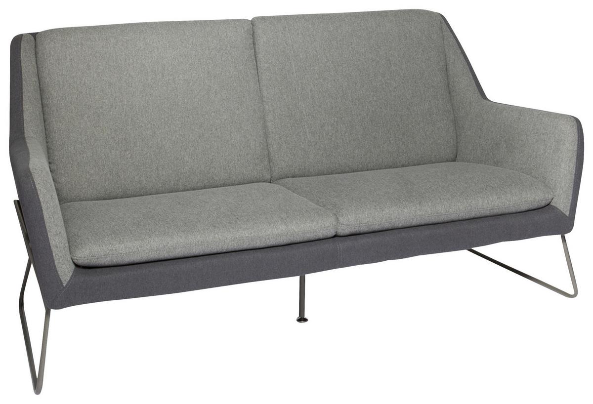 3-sitzer-sofa Lagun Hellgrau/dunkelgrau - Dunkelgrau/Hellgrau, MODERN, Textil (174/97/84cm) - MID.YOU