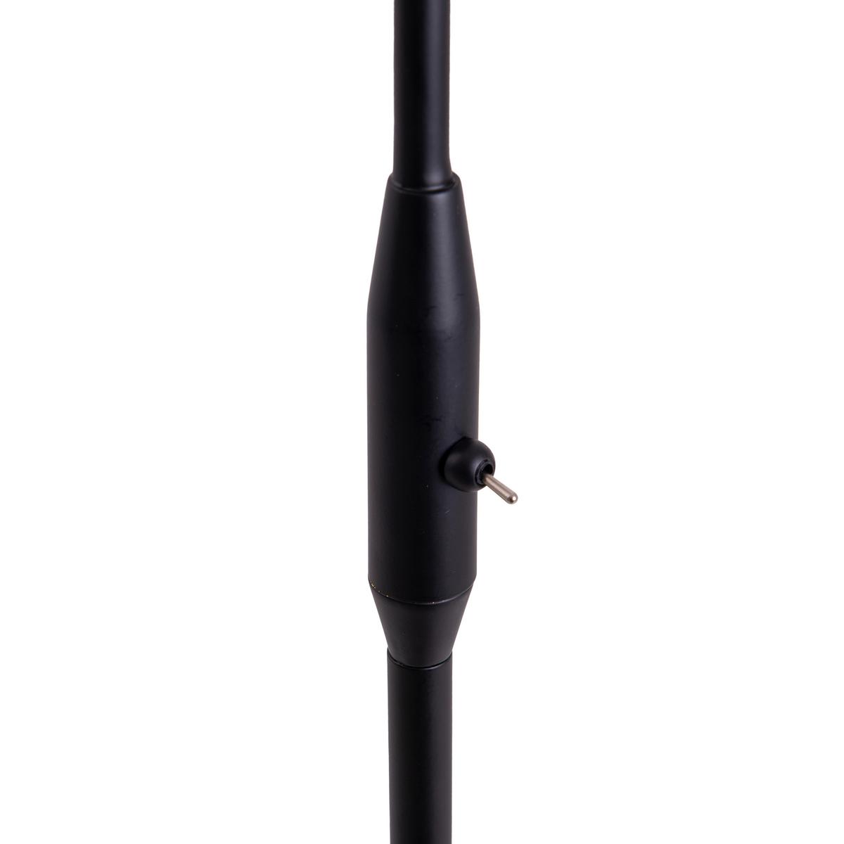 Stehlampe Schwarz Mit Kippschalter - Schwarz, Design, Glas/Metall (10/148cm) - Näve