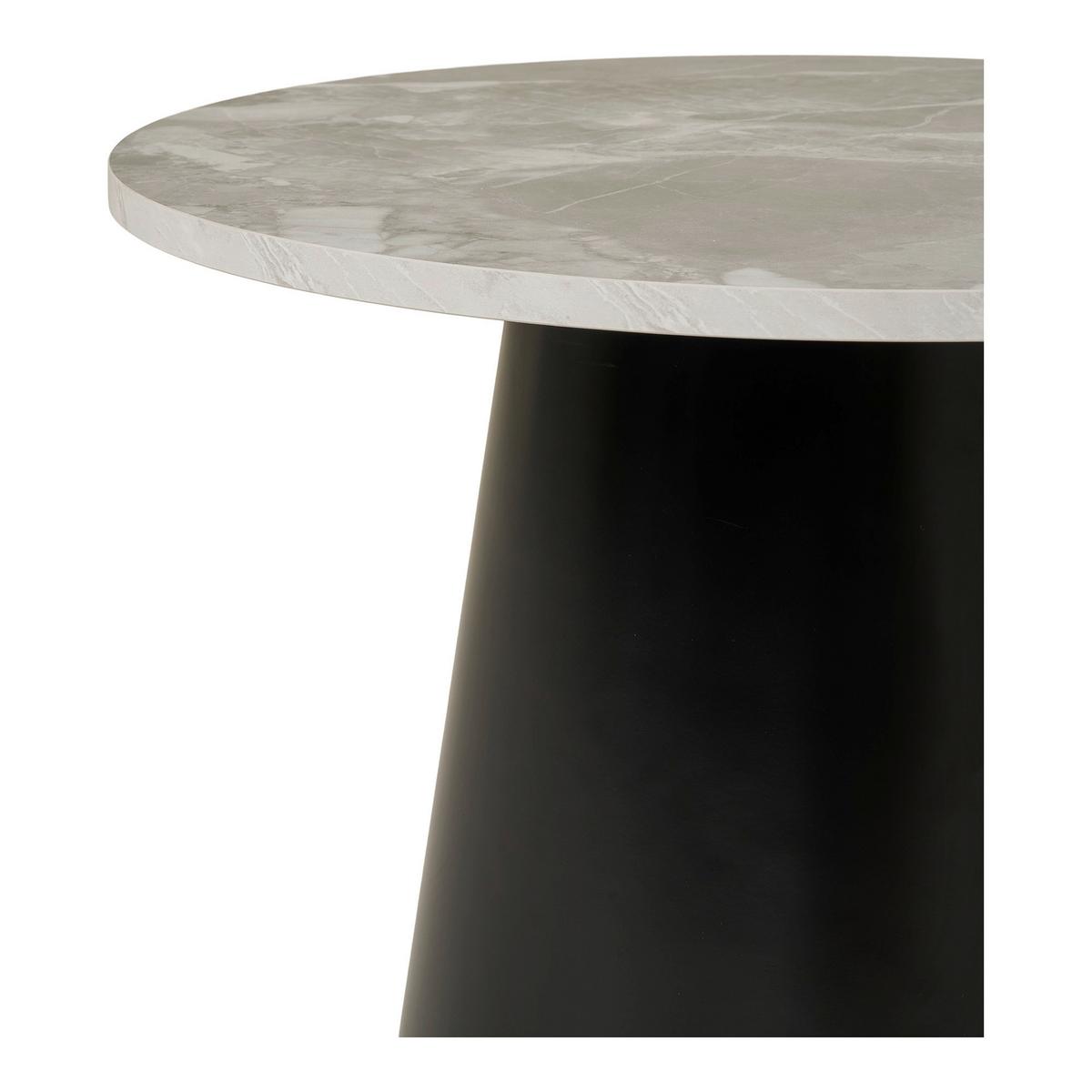 Couchtisch Brito Greige B: 60cm - Greige/Schwarz, Design, Holzwerkstoff (60/60/45cm) - MID.YOU