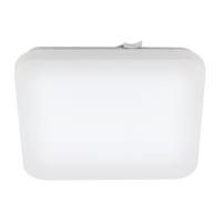 Bad-deckenleuchte Frania Ip44 Weiß - Weiß, KONVENTIONELL, Kunststoff/Metall (33/33/7cm) - Eglo