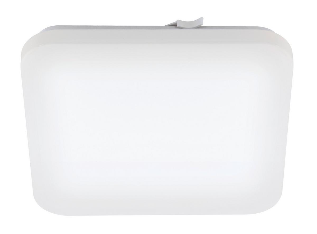 Bad-deckenleuchte Frania Ip44 Weiß - Weiß, KONVENTIONELL, Kunststoff/Metall (33/33/7cm) - Eglo