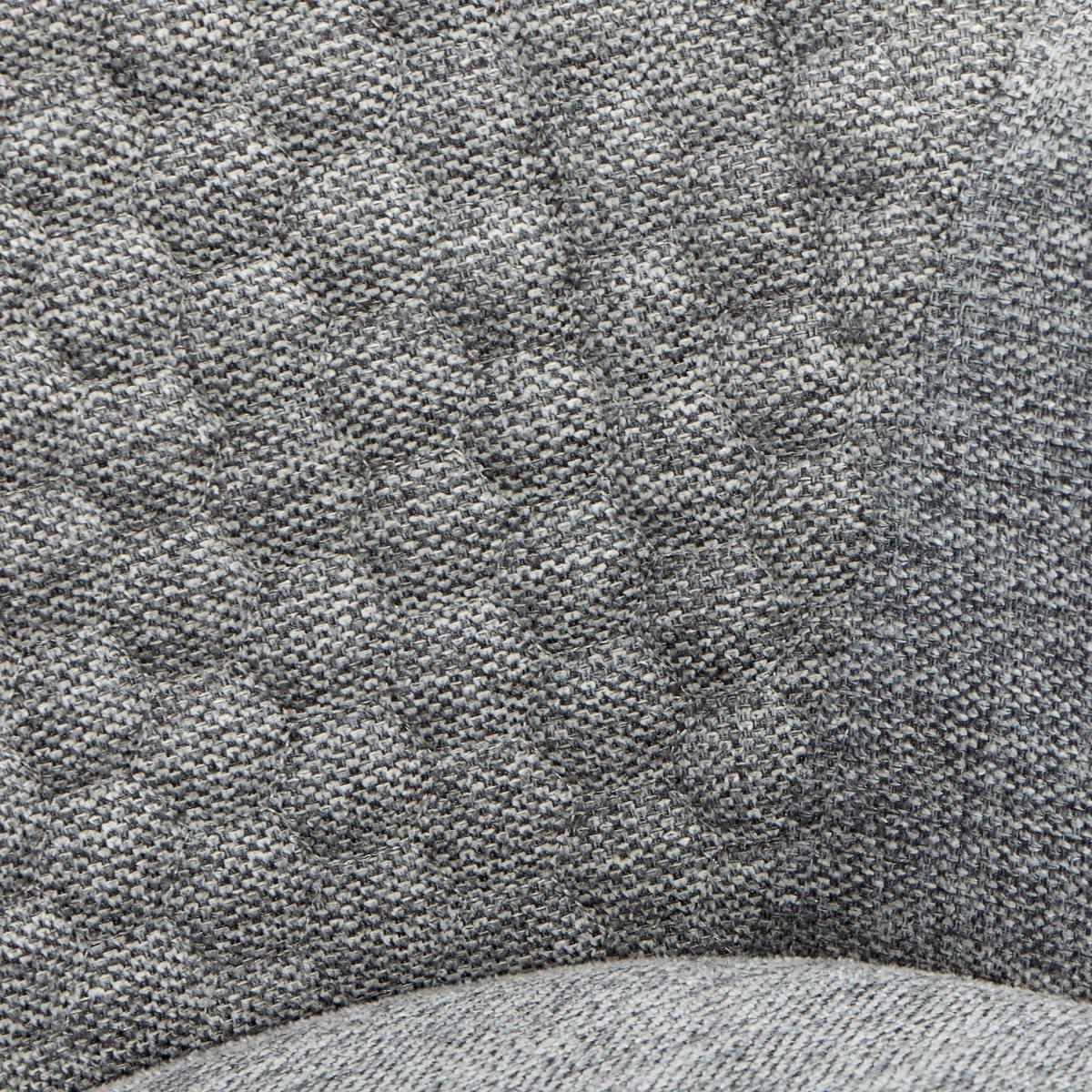 Armlehnstuhl Louisa Grau Gepolstert - Eichefarben/Grau, KONVENTIONELL, Holz/Textil (56,5/80/58cm) - Livetastic