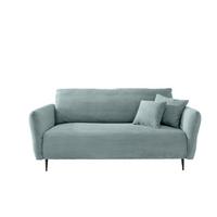 3-sitzer-sofa Vanilla Hellblau - Schwarz/Hellblau, Design, Textil (201/97/102cm) - Livetastic