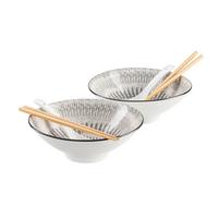 Chinesisches Tafelservice Porzellan - Schwarz/Weiß, Basics, Keramik - Mäser