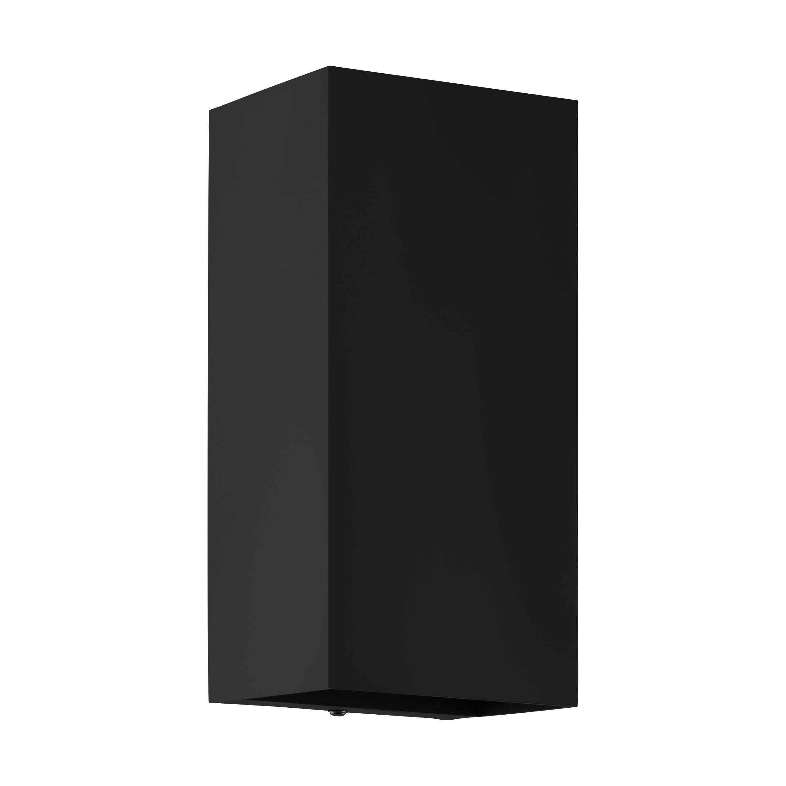 Außenleuchte Eremitana 2,8W Stahl, Wandmontage - Schwarz, Design, Metall (11/11/24cm) - Eglo