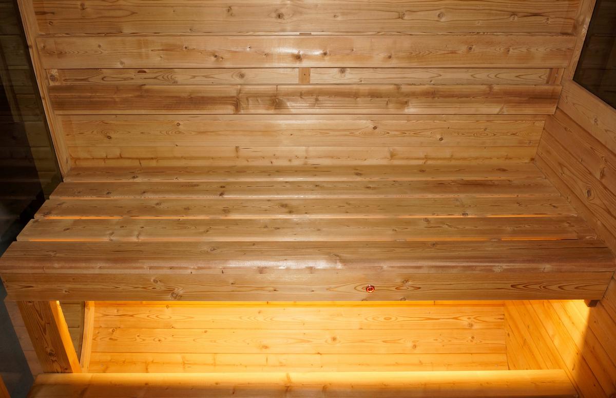 Sauna Hanko Fichtefarben B: 180 cm - Fichtefarben, KONVENTIONELL, Holz (210/180/210cm) - Sanotechnik