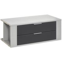 Schubkasteneinsatz Schubkasteneinsatz Fresh - Grau, MODERN, Glas/Holzwerkstoff (96/35/50cm) - MID.YOU